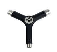Skateboard Repair Y Shape Tool with L Type Wrench, Noir