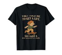 Skateboard rétro avec inscription « They Told Me To Get A Life » T-Shirt