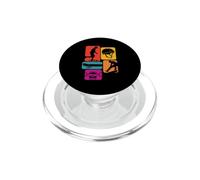 Skateboard rétro icônes colorées Style Pop Art PopSockets PopGrip pour MagSafe
