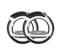 Skateboard sans Planche, Conception Portable avec Autocollants antidérapants et Roues en PU de qualité supérieure, Double Roue autopropulsée pour Le Freestyle et Le Surf sur Route Black