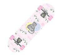 Skateboard, Skateboard Complet, 8 Couches d'érable Canadien, Planche à Double Coup de Pied, Skateboards for débutants, Adultes, Enfants, Adolescents(22)