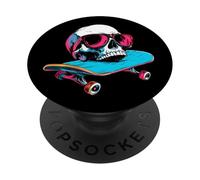 Skateboard tête de Mort PopSockets PopGrip Adhésif
