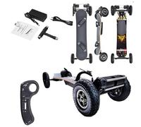 Skateboard Tout Terrain, Kitesurf, mountainboard Cross-Country, Longboard de Descente à Grandes Roues, Longboard Tout Terrain avec Fixations pour Le Cruising et la Descente Right.