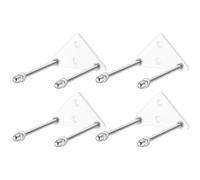 Skateboard Wall Mount Display - 4 Packs deckStorage Racks, Acrylic Skateboard Wall Rack, Gallery-Grade deckPedestal, Transparent Acrylic Floating Pylon | for Collectible Competition deckDisplay