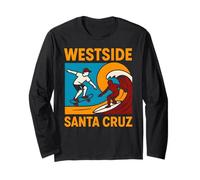 Skateboard Westside Santa Cruz Vintage Mens Coastal Livin Manche Longue