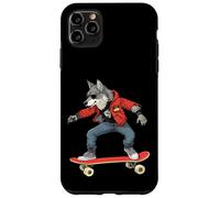 Skateboarder/Skater Wolf Wolves Coque pour iPhone 11 Pro Max