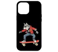 Skateboarder/Skater Wolf Wolves Coque pour iPhone 12 Pro Max