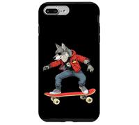 Skateboarder/Skater Wolf Wolves Coque pour iPhone 7 Plus/8 Plus