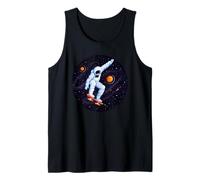 Skateboarding Astronaute Outer Space Débardeur