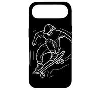 Skateboarding Boy Line Art Hobby Coque pour iPhone Air