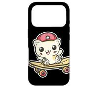 Skateboarding Cat Cartoon Style Hobby Coque pour iPhone 17 Pro