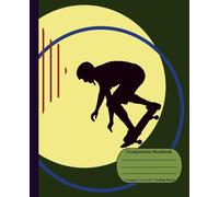 Skateboarding Composition Notebook - College Ruled: Skateflow Collection - Dark Green Abstract Design: Creative Skateboard Notebook for School, Journaling and Writing - Boys, Teens and Men Edition