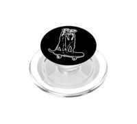 Skateboarding Suricates Mongoose Chiens de Prairie PopSockets PopGrip pour MagSafe