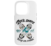 Skateboarding with Graffiti Style, Skateboard Graphic Design Coque pour iPhone 14 Pro