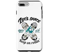Skateboarding with Graffiti Style, Skateboard Graphic Design Coque pour iPhone 7 Plus/8 Plus