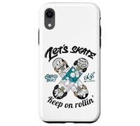 Skateboarding with Graffiti Style, Skateboard Graphic Design Coque pour iPhone XR