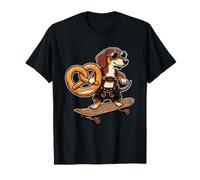 Skater Brezel Pantalon en Cuir pour Chien T-Shirt