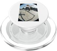 Skater Capybara Rail Trick Skatepark Scene PopSockets PopGrip pour MagSafe