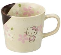 Skater CHMM1-A Mino Ware Mug Hello Kitty Sakura Sanrio 3.5 x 3.1 inches (9 x 8 cm)