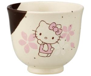 Skater CHMT1-A Mino Ware Tea Cup Yumi Hello Kitty Sakura Sanrio 3.1 x 2.6 inches (7.8 x 6.5 cm)