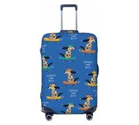 Skater Dog Housses de bagage de voyage élastiques 45,7 à 81,3 cm, noir, S