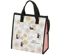 SKATER FBC1-A Sac à déjeuner isotherme, sac fourre-tout, 26,5 x 13 x 27 cm, importé du Japon, Studio Ghibli Kiki's Delivery Service Jiji Pink Elegance, rose, noir