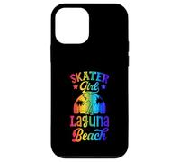 Skater Girl Laguna Beach California Retro Skateboard Coque pour iPhone 12 Mini