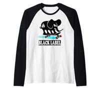 Skater Graphic Black Labels Elephant Skateboards Boy Lui Her Manche Raglan