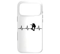 Skater Heartline Skateboarding Fan Skateboard Deck Coque pour iPhone 17 Pro Max