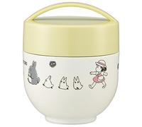 Skater LDNC6AG-A Boîte à déjeuner isotherme antibactérienne, en forme de bol de riz, pot à déjeuner, 20 fl oz (540 ml), Mon voisin Totoro, mars, Studio Ghibli