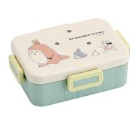 Skater My Neighbor Totoro Boîte à déjeuner Bento (623 g) avec couvercle de verrouillage sécurisé à 4 points - Design japonais authentique - Durable, passe au micro-ondes et au lave-vaisselle - Totoro