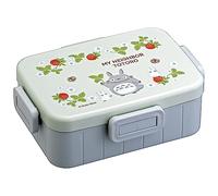 Skater My Neighbor Totoro Boîte à déjeuner Bento (650 ml) - Joli porte-déjeuner avec couvercle à verrouillage sécurisé à 4 points - Design japonais authentique - Durable, passe au micro-ondes et au lave-vaisselle - Framboise