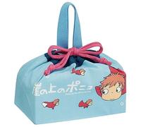 Skater Ponyo Bento Sac à cordon - Avec ponyo et sœurs, fabriqué au Japon - Accessoire authentique Studio Ghibli