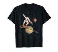 Skater Skate Board Skateboard Astronaute Rampe Trick T-Shirt