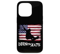 Skater Skateboard USA Drapeau Sport Patriot LOL Cool Coque pour iPhone 13 Pro