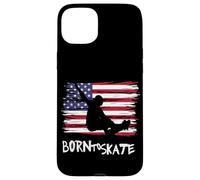 Skater Skateboard USA Drapeau Sport Patriot LOL Cool Coque pour iPhone 15 Plus