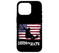 Skater Skateboard USA Drapeau Sport Patriot LOL Cool Coque pour iPhone 16 Pro