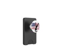 Skater Skateboard USA Drapeau Sport Patriot Trick Balance PopSockets PopWallet pour MagSafe