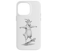 Skater Skateboarder Chèvre Funny Farm Animal Skateboarding Coque pour iPhone 14 Pro Max
