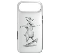Skater Skateboarder Chèvre Funny Farm Animal Skateboarding Coque pour iPhone Air