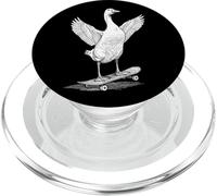 Skater Skateboarder Goose Funny Farm Animal Skateboarder PopSockets PopGrip pour MagSafe