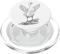 Skater Skateboarder Goose Funny Farm Animal Skateboarder PopSockets PopGrip pour MagSafe