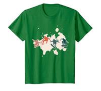 Skater Skateur Planche De Skate Loisir Skate Skateboard T-Shirt, Enfant, Vert Kelly, 8 Ans
