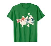 Skater Skateur Planche De Skate Loisir Skate Skateboard T-Shirt, Homme, Vert Kelly, S