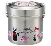 Skater STLB1AG-A Boîte à lunch thermique Kiki's Delivery Service, Français, Studio Ghibli, 22 fl oz (600 ml), type bol de riz, antibactérien, vide, acier inoxydable