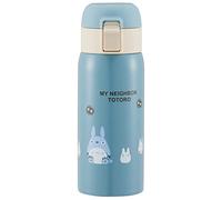 Skater STOT3-A Bouteille en acier inoxydable avec rétention de chaleur et de froid 350 ml Ouverture One-Touch Open Mon voisin Totoro