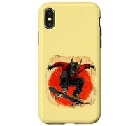 Skater Teufel Coque pour iPhone X/XS