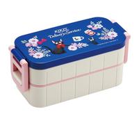 Skater YZW3AG-A Boîte à lunch antibactérienne à 2 niveaux pour femme avec 2 niveaux pour le messager français Ghibli, fabriquée au Japon
