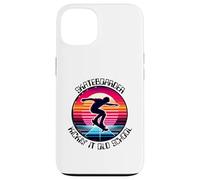 Skateur Kickin' It Old School Coque pour iPhone 13