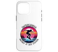Skateur Kickin' It Old School Coque pour iPhone 16 Pro Max